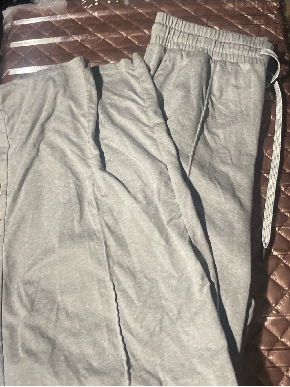 Kirkland Signature Light Gray Drawstring Sweatpants